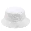 2019 voyage été seau chapeau coton solide plat hommes femmes blanc rouge bleu Orange extérieur pliable crème solaire protection solaire casquette