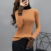 Women Tight Basic Sweater Thin Long Sleeved Womens Sweaters And Pullovers Turtleneck Slim Ladies tops Knitted Fashion autumn winter clothes clothing