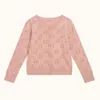1-6Y 가을 봄 아이 소녀 스웨터 소프트 긴 소매 니트 탑스 귀여운 어린이 의류 210515