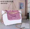 moda 2pcs TOTES KOBIETA LUSURYSURY PROJEKTERY TORPY PU STREKTOWE TORDBAGS Messenger Crossbody Torka na ramię portfel