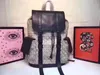 Designer Luxe rugpakket Black Gray 495563 Purse Leather Black Bestiary Tigers Purse Backpack Maat 34x42x16cm