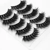 5 pairs lashes fluffy handmade false eyelashes soft long natural faux cils 3d eyelash extension make up tools