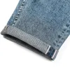 Herbst Slim-Fit Tapered Selvedge Denim Jeans Männer Plus Größe Casual Hohe Qualität Jean Marke Kleidung SK130116 211104