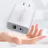 20W PDタイプC QC3.0 USBファストチャージャー電話US EU AUプラグアダプターウォール充電器用iPhone 12 Pro Samsung OnePlus HTC Xiaomi AFC FCP