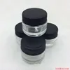 5-g-Klarglasgläser, der Deckel der Black Beauty-Cremeflasche, MaskCream-Behälter, kleines Probenglasvolumen