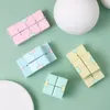 Giocattolo Macaron Cubo di plastica mista a 6 colori Anti-ansia aggiornamento infinito satinato s artifac4889032