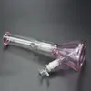 11.5" Glass Beaker Bong 4 Arms Perc Hookah Water Pipe Recycler Bongs Ice Catcher Dab Rig Oil Burner Pipes Bubbler 14mm Bowl