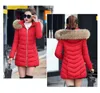Frauen Paka Winterjacke Baumwolle gepolstert warm verdicken Damen Mantel lange Mäntel Parka Damen Jacken