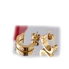 Klassiska Women Stud Love Earrings Designer S Earrings Screw Gold Luxury Jewelry Woman With Box CCS SDSDD9411354