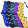 HOT Designer Mens Womens Socks Five Pair Luxe Sports Winter Mesh Letter Printed Sock Embroidery Cotton Man With Box A Men's Long Sports Women's Socks 11