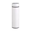 SUBLIMATIOIN SMART WODY Butelki Proste Tumbler Herbata Infuser Thermoses Temperatura Display Cup Cup Partnik Izolowana kolba Ze Stali Nierdzewnej 350ml 500ml