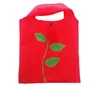 Rose Flower Shape Foldable Storage Bag Handbag Eco Reusable Environmental Shopping Bags Folding Grocery Large Bag RRA11611