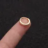 Nose Ring Piercing Frontal Earrings Zircon Cartilage Side Septum Copper Hoop Fashion Body Jewelry Gold Women