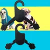 10pcs Shape Animaux de compagnie Acessories Portable Chien Pet Cat Vêtements Cintre (Noir) - Taille Vêtements