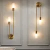 Modern LED Wall Lamp Gold Interior Decor Dresser Nordic Living Room Kitchen Hall Bedroom Bathroom Decorative Lamp mirror headlight