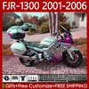 Kit de carrocería para YAMAHA FJR-1300 FJR1300A Rosa plateado FJR 1300 A CC 2001-2006 Carrocería 106No.127 FJR1300 01 02 03 04 05 06 FJR-1300A 2001 2002 2003 2004 2005 2006 Feria OEM ing