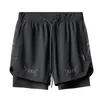 Camo Running Shorts Men 2 In 1 Double-deck Quick Dry Sport Fitness Jogging Workout Sports Short Pants 210716