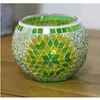 Candle Holders European Style Glass Holder Mosaic For Tea Light Home Restaurant Decor Christmas Wedding Party