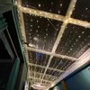 1 X 4 M Each Wedding Decoration LED Wire Mesh Fairy Light Home Ceiling DIY Star Nets White Warm Blue Option