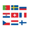 パーティーデコレーション24pcs国家国旗弦旗バナー国際世界の装飾用のバンティング
