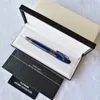 Pure Pearl Defoe Fountain Pen Высококачественный классический четырехцветный ствол черный лист с серийным номером роскошным письмом Smoth2545