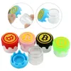 nonstick glass jars Home Small Storage silicone concentrate container wax oil rigs portable