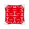 Kinesisk stil kuddeväska bröllop kudde täcke dekoration hushållsartiklar kort plysch kudde täcker sängkläder levererar t2i52926