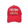 États-Unis 2024 Trump Élection présidentielle Élection présidentielle Casquettes Trump Hat Casquette de baseball Réglable Coton T2I51761