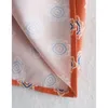 Mode oranje print midi jurk vrouwen slanke elastische taille party vrouw zomerjurken lange mouw boog dames vestidos 210430