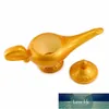 Prop Genie Lamp Plastic Cosplay Halloween Party Decor Ornements Cartoon Movie Gold Magic Genie Lamp Costume Accessoire Usine prix expert design Qualité Dernier