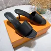 Sandalias de tacón alto de verano para mujer, sandalias de hojas, sandalias de tacón alto resistentes al desgaste informal para mujer, letras para compras al aire libre