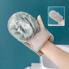 Double Sided Bath Brushes Bathing Body Cleaning Gloves Adult Baths Glove Flower Portable Hanging Bathroom Washing Supplies RRE10708