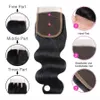 Chiusure top body cloperule brasiliane Vergen Hair Closure Natural Color Natural Body Wave Queen Lace Closure8854708