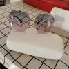 2021 패션 트렌디 한 여성 선글라스 유명한 디자이너 안경 사각형 프레임 GOGGGLES BOX G8