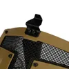 Casco táctico militar de cara completa Unisex Nylon plástico malla de acero deportes al aire libre protección contra golpes COSPLAY batalla caza Q0630