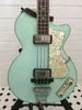 125th Anniversary 1950039s Hofner Violin Club Green Electric Bass Guitar 30quot short scale White Pearl Pickguard3013735