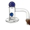 10mm 14mm Joint mâle bord biseauté accessoires pour fumer Spinner Cap verre Maeble Ruby Rearls tuyau d'eau mélangeur Spin Quartz Banger Dab Rig