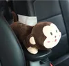 Boîte de mouchoirs de voiture créative couverture mignon Shiba Inu chien en peluche jouet accoudoir support de boîte de mouchoirs pour siège de voiture distributeur de serviette suspendu 210326