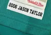 001rare Maglia da calcio Uomo Donna giovanile Vintage Jason Taylor Mitchell Ness 2006 Taglia S-5XL personalizzata con qualsiasi nome o numero