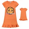 Summer Toddler Girls Dress COOKIE SWIRL C Kids Pajamas For Baby Girls Q0716