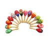 Bebek Oyuncakları Çocuklar Ahşap Çıngırak Maracas Cabasa Müzik Enstrüman Kum Hammer Orff Enstrüman Marakas Bebek Oyuncakları 0601862 407 K2