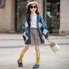 Girls Sweater Baby's Coat Outwear 2021 Plus Thicken Warm Winter Autumn Knitting Cardigan Jacket Long Sleeve Children's Clothing Y1024