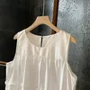 HXJJP Sommer Koreanische Puppe Bluse Ärmelloses Kleid Frauen Lose Kuchen KleidWeibliche 210607
