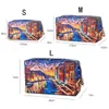 Nxy Cosmetic Bags Fudeam Lederen Print Patroon Vrouwen Waterdichte Cosmetische Tas Toilettas Organiseren Storagetravel Draagbare Make Up Vrouwelijke 220302