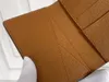 مصممي الأزياء Zippy Wallet Mens Womens Leather Shipper Wallets أعلى جودة زهور المحفظة المحفظة
