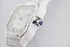 40mm最高品質の最新の男性ウォッチブレスレットローマアラブ時間メーカーダイヤモンドダイヤル2824オートマチックメンズリストウォッチステンレス鋼2717