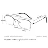 ネジなしAntiblue Progressive Multifocal Reading Glasses Smart Zoom Persbyopic Glass Sunglasses1740876