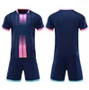 2021 Camisas de futebol personalizadas Conjuntos Liso Royal Blue Football Suor Absorvente e Respirável Treinamento para Crianças Terno Jersey 42
