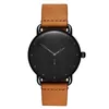 es Top Quality Luxury Quartz Bussiness Leather Wrist Watch