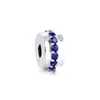 Blau DIY 2020 Weihnachten 100 % echtes Silber S925 ästhetischer Winter Halloween Girl Friends Clip-Charm für Armbänder